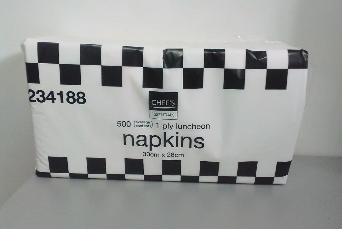 Tissue Paper Napkins Single Ply 30x30cm (500pcs)