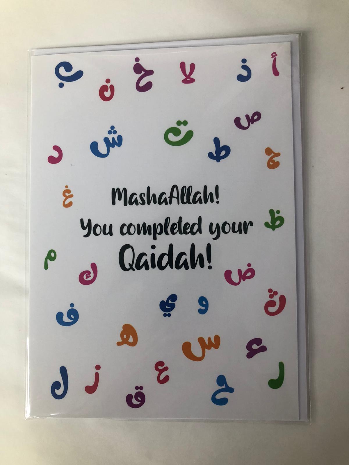 Gift Card For Qaidah Completion