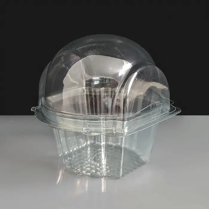1 Plastic Hinged Cupcake Box or Pod (Pack of 25)