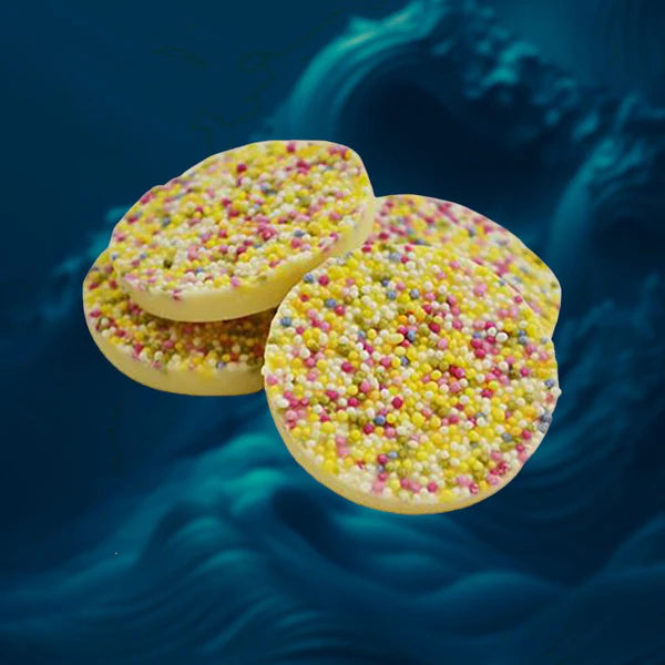 Round White Chocolate Mega Jazzies 3kg